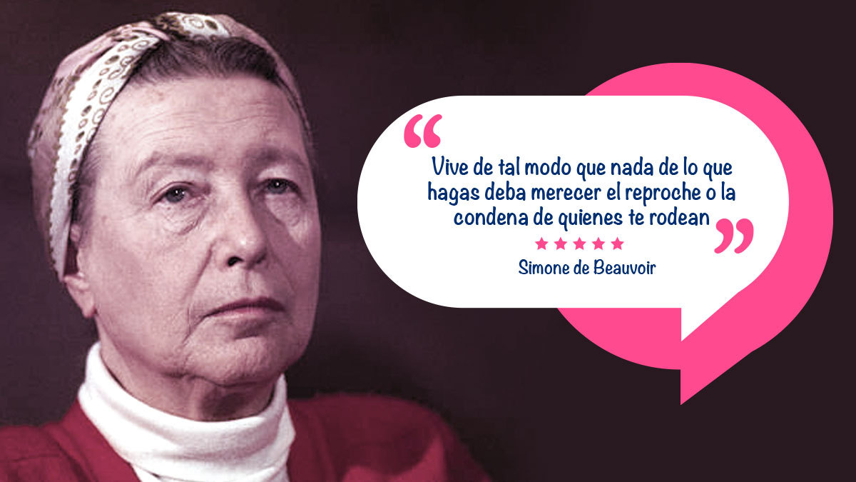 Frases de Simone de Beauvoir, una de las feministas más importantes