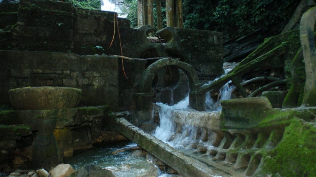 Aspecto del Jardín surrealista de Edward James en Xilitla, SLP.