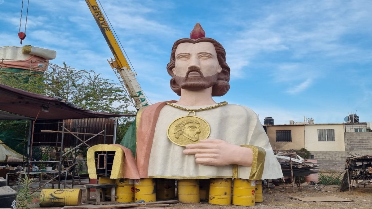 Elaboran San Judas Tadeo De 18 metros