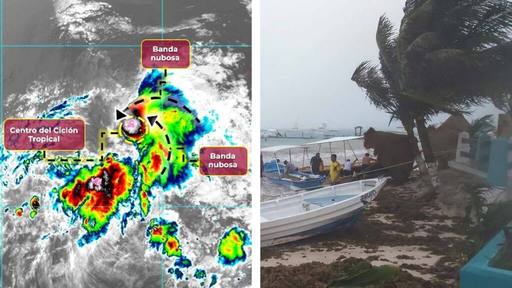 Se forma depresión tropical Cuatro-E en el Océano Pacífico