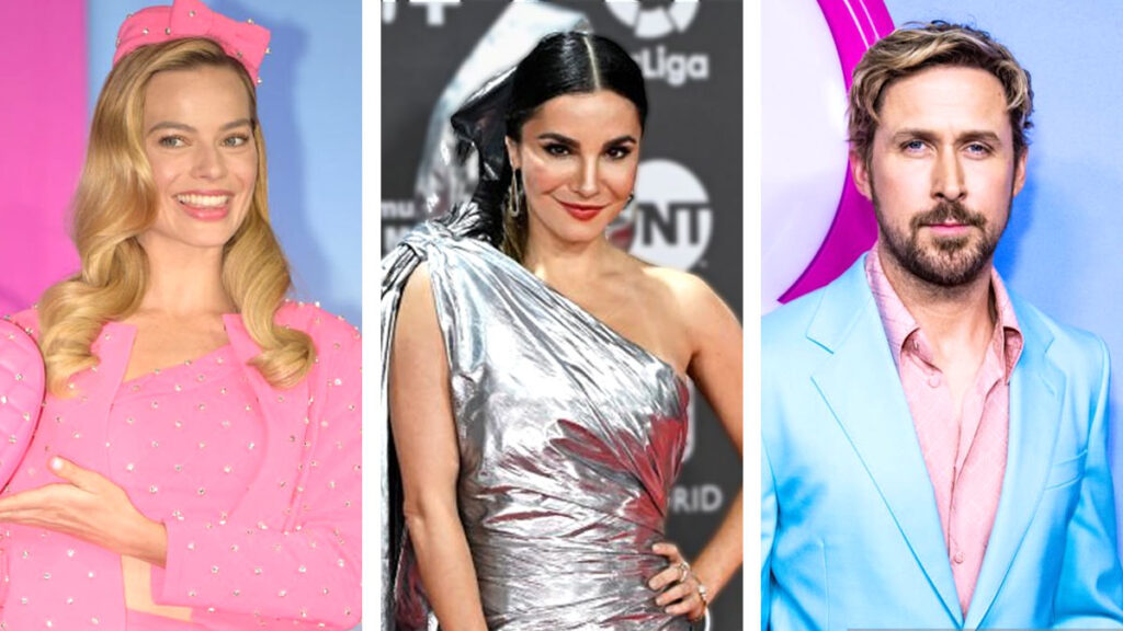 Martha Higareda se tomó su foto con Ryan Gosling y Margot Robbie