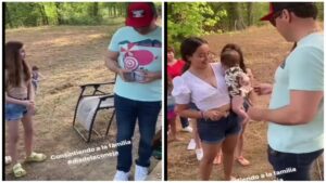 ¡Hasta al bebé le dio! Tunden a diputado de Coahuila por mostrar fajo de dinero y repartirlo a su familia