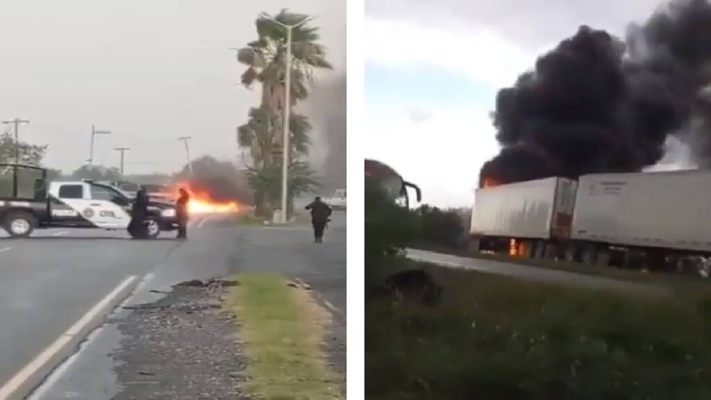 Bloqueos en Nuevo León