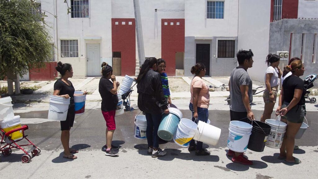 Corte de agua Campeche