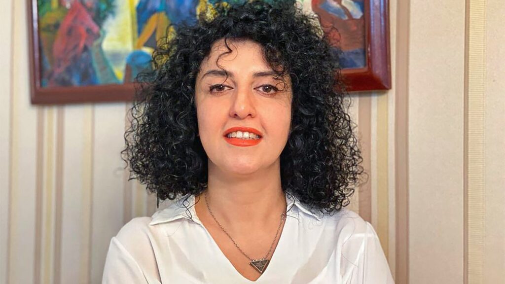 Narges Mohammadi, premio Nobel de la Paz 2023.