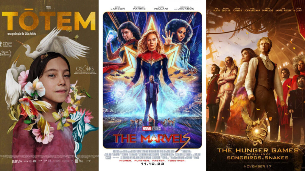 Revisa los estrenos de la cartelera de noviembre 2023 en cines mexicanos