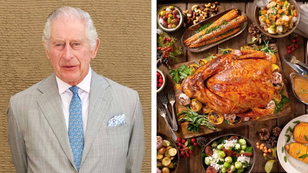 Menú banquete navideño honor a reina Isabel