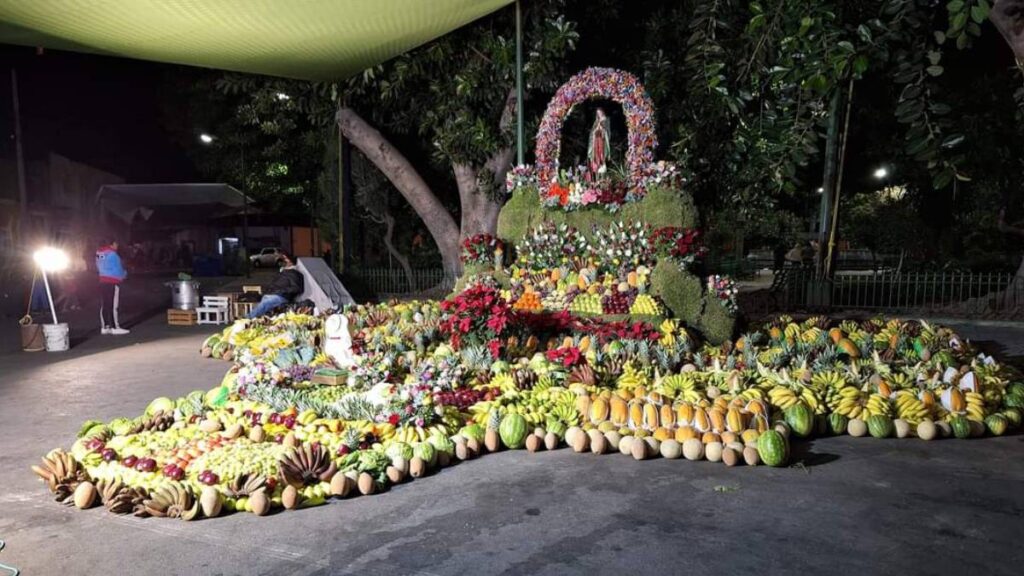 OFRENDA FRUTAL VIRGEN DE GUADALUPE