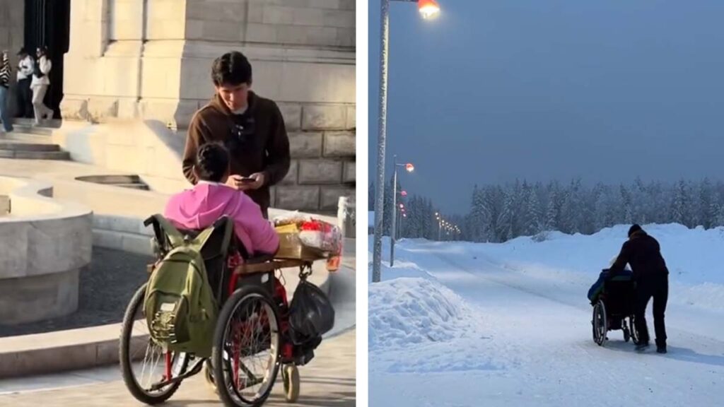 Vendedora Ambulante Santa Claus