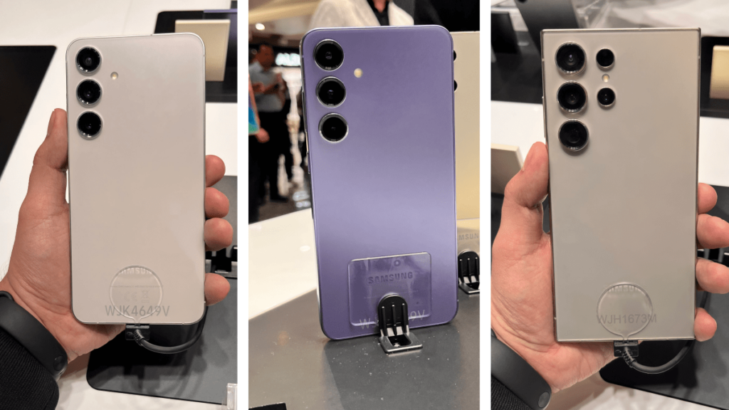 Así son los Samsung Galaxy S24 en su modalidad normal, + y Ultra