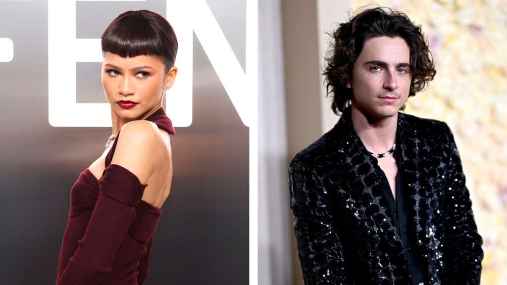 Timothée Chalamet y Zendaya