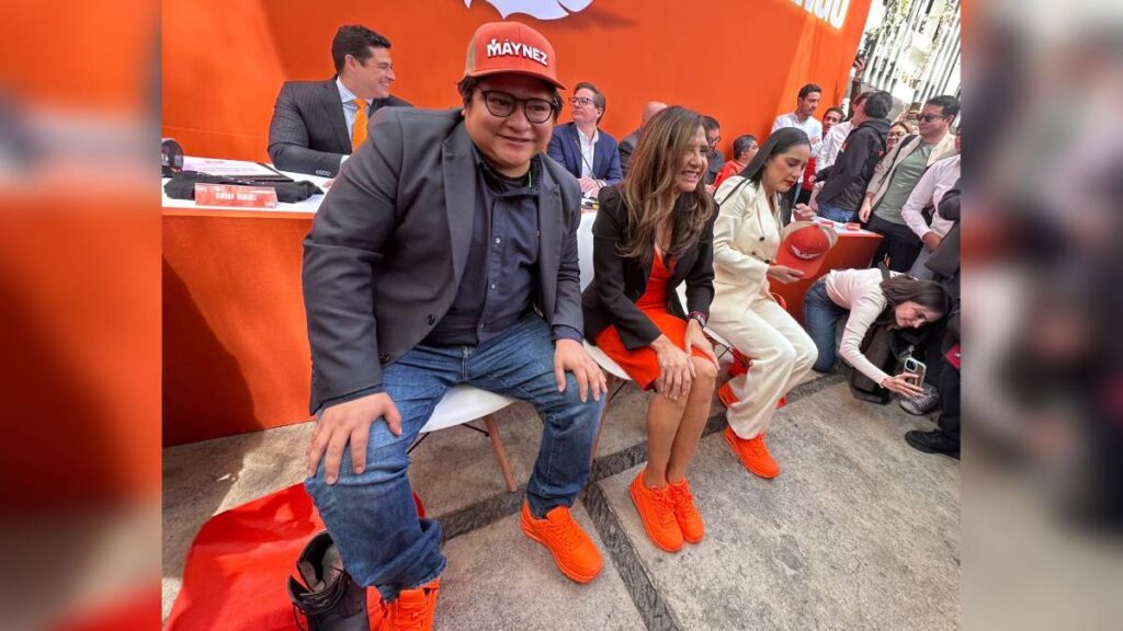 Candidatos de movimiento ciudadano. Alejandra Barrales, Sandra Cuevas y Gibrán Ramírez