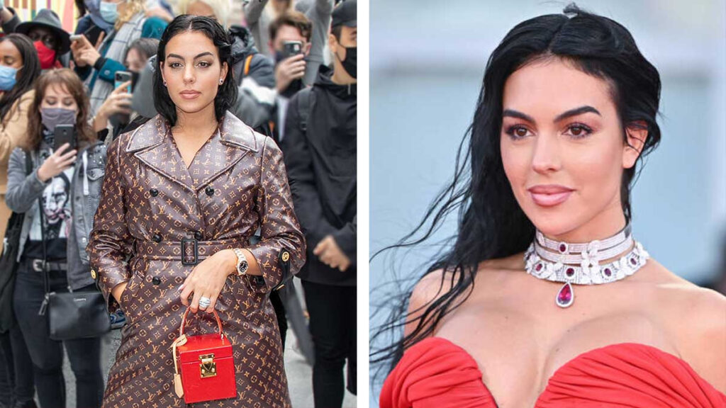 Georgina Rodríguez cartera roja