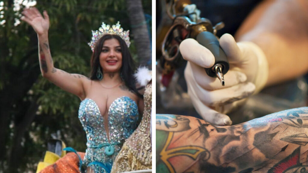 Karely Ruiz busca el mejor tatuaje de su cara