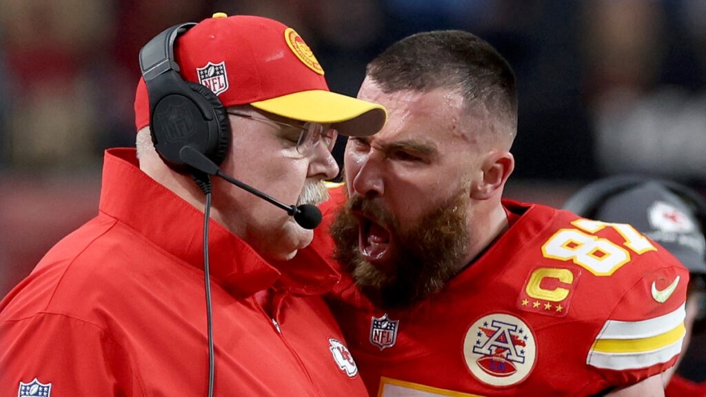 Travis Kelce Andy Reid