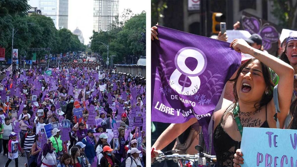 donde serán las marchas por el 8 de marzo