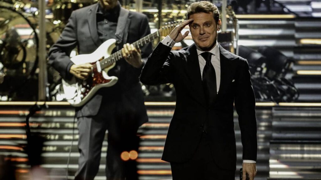 Luis Miguel, el Sol, en concierto