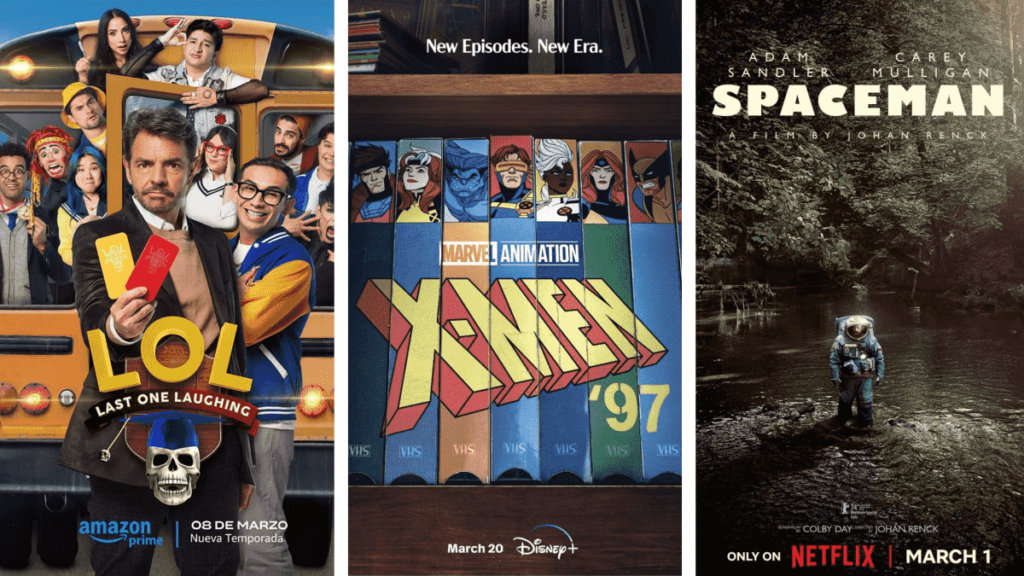 Los estrenos de marzo 202 en Netflix, Claro Video, Disney+, Star+, Apple TV+ y Amazon Prime Video