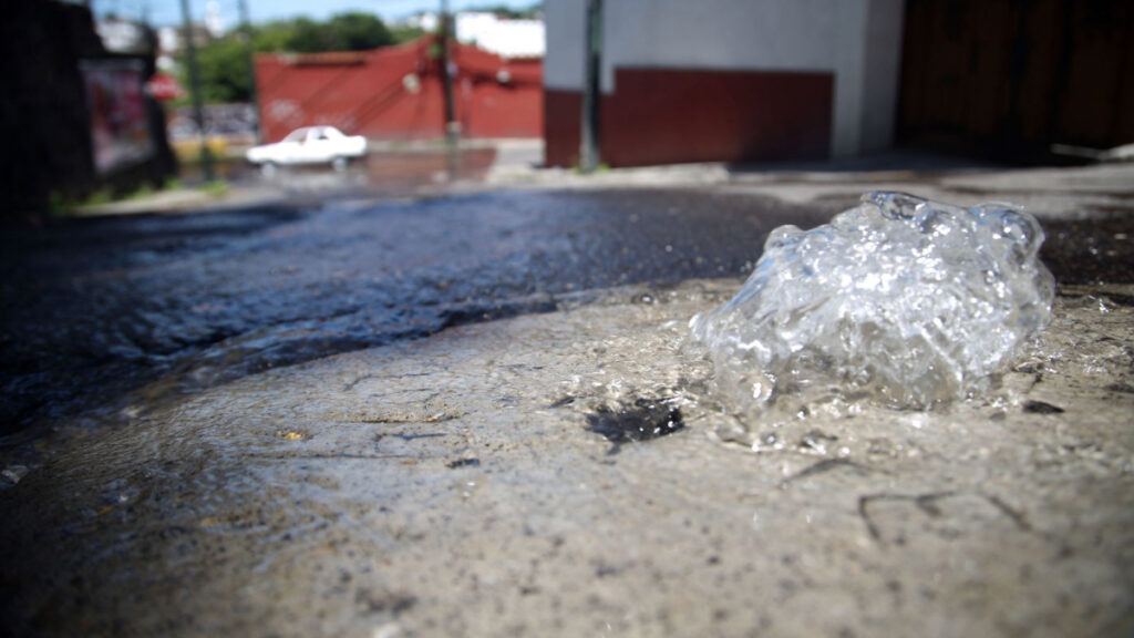 agua potable se pierde en las coladeras