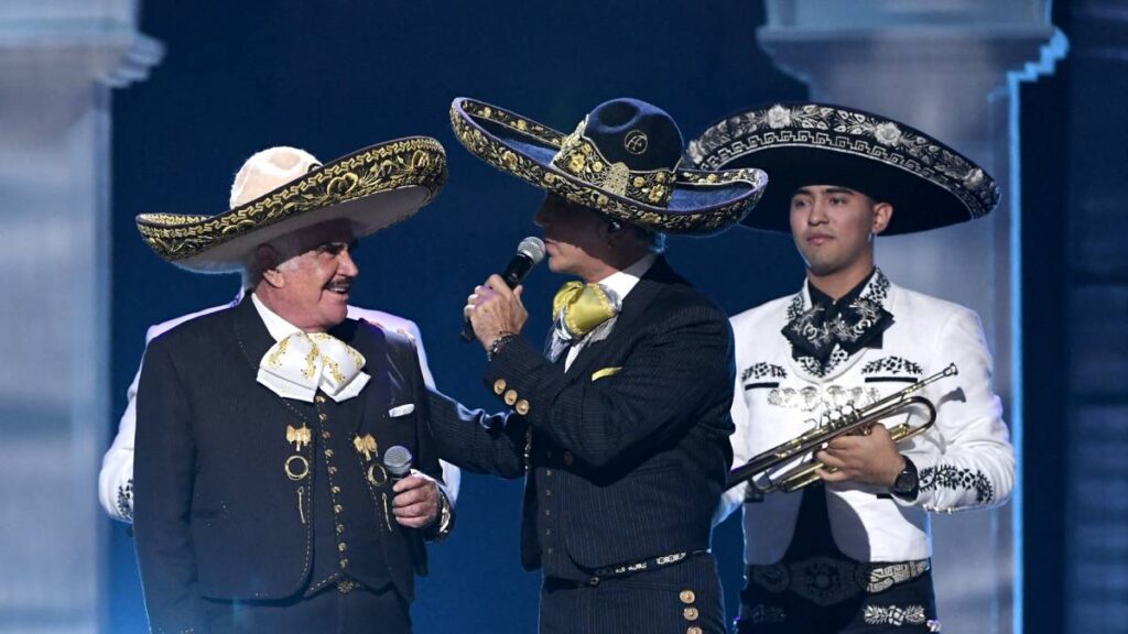 Alejandro Fernández, el “Potrillo” junto a Vicente Fernández