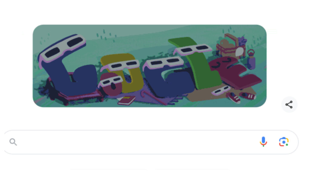 Google le dedica su doodle al eclipse solar de este 8 de abril