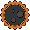Eclipse Total De Sol Icono