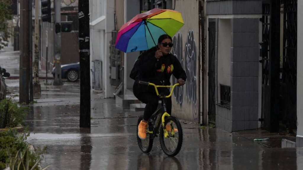 Lluvias, rachas de viento y granizo en el norte de México