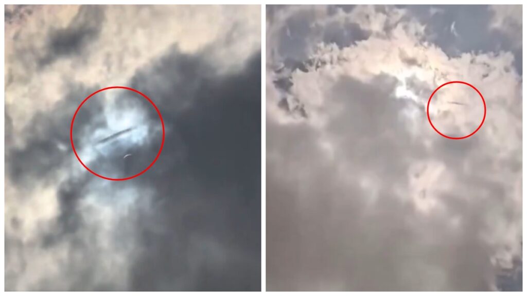 ¿Ovni a la vista? Captan objeto durante eclipse de Sol