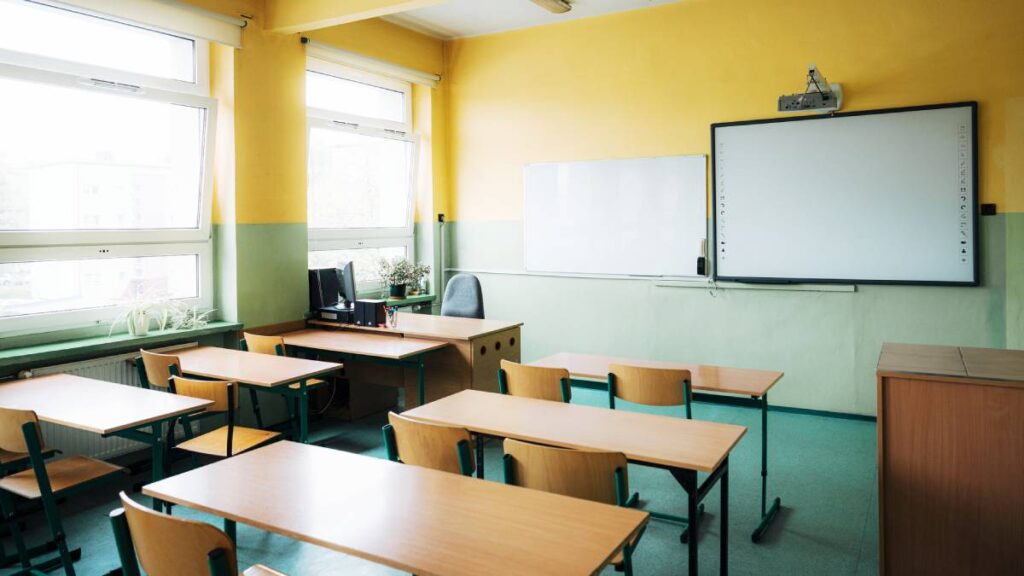 La matrícula escolar disminuye en México. Getty Images