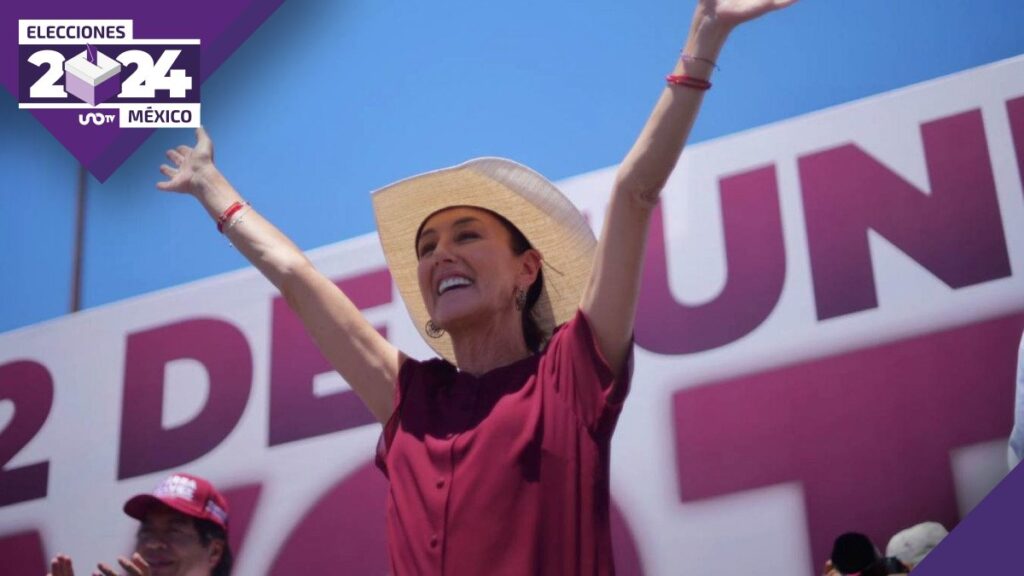 Claudia Sheinbuam dónde estudió, celebrando con sombrero