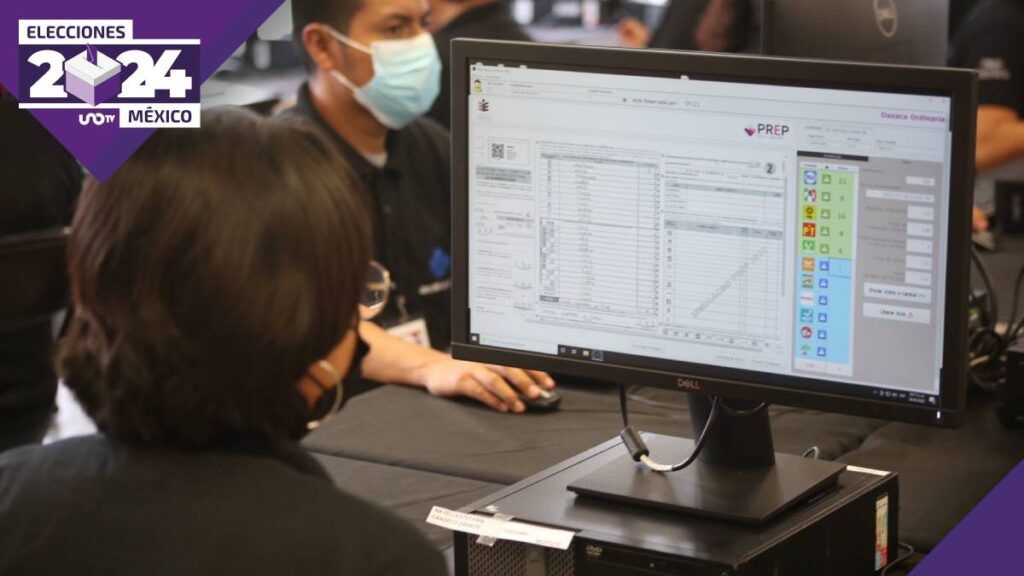 Ensayo del PREP en el INE