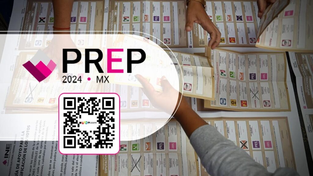 El PREP el día de las elecciones 2 de junio