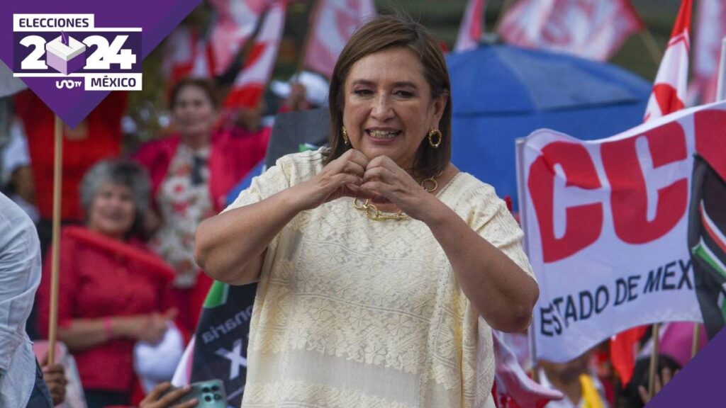 Xóchitl Gálvez estuvo en Toluca.