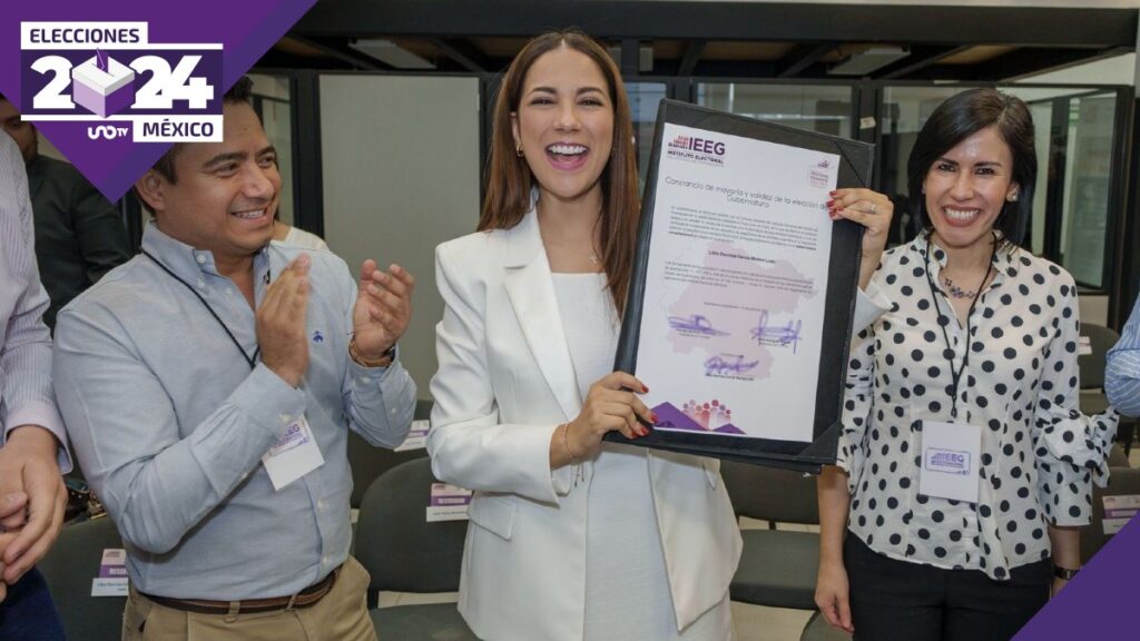 Libia Dennise recibe constancia como primera gobernadora de Guanajuato