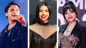 Ángela Aguilar, Christian Nodal y Cazzu podrían encontrarse en Premios Juventud
