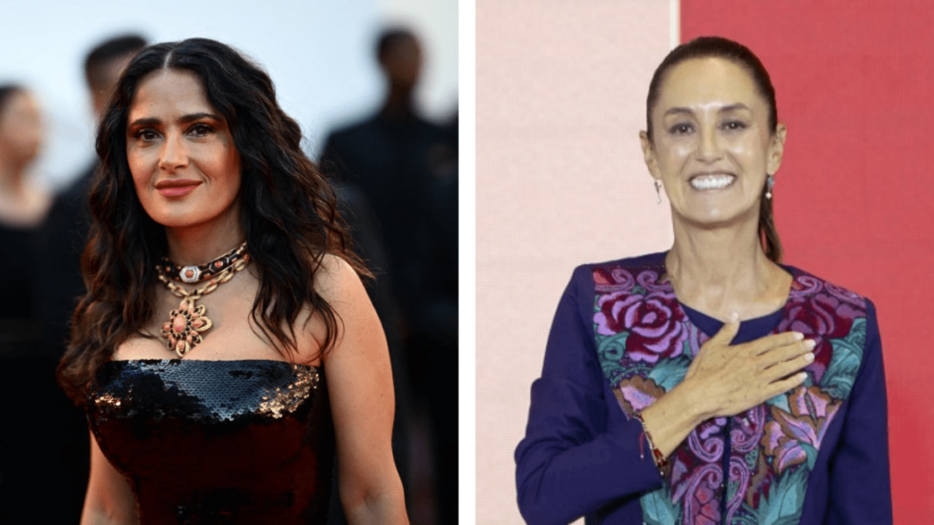 El mensaje de Salma Hayek tras triunfo de Claudia Sheinbaum; "Histórico