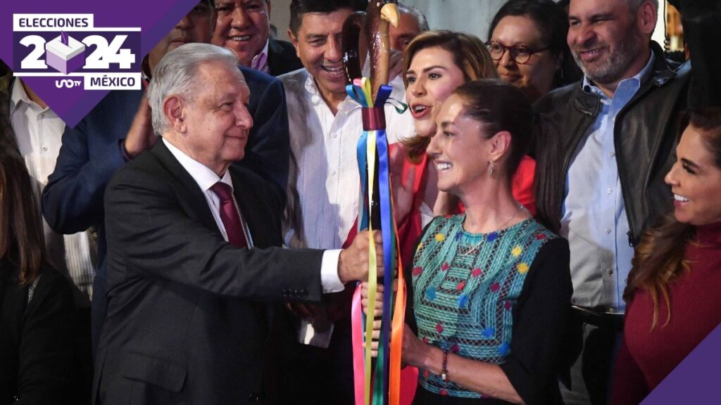 Sheinbaum recibirá la banda presidencial de AMLO