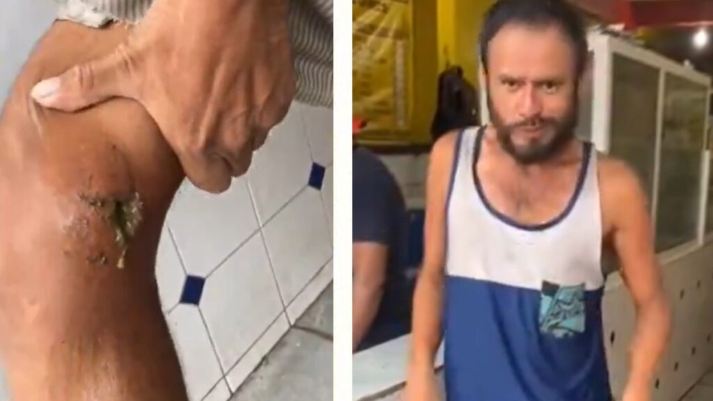 Tabasco: reaparece sujeto que nadó con cocodrilos en la Laguna de las Ilusiones