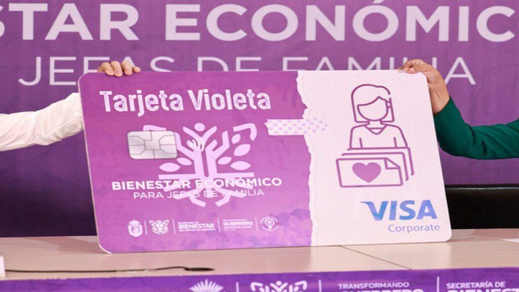 Beneficiarias de Tarjeta Violeta deberán acudir este 15 de julio por su apoyo