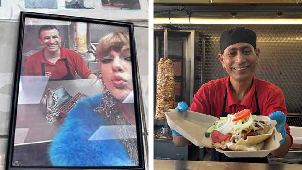 Taylor Swift Restaurante Londres Kebab Pollo