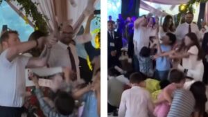 ¡Bolo padrino! “Canelo” Álvarez se luce regalando dinero durante bautizo