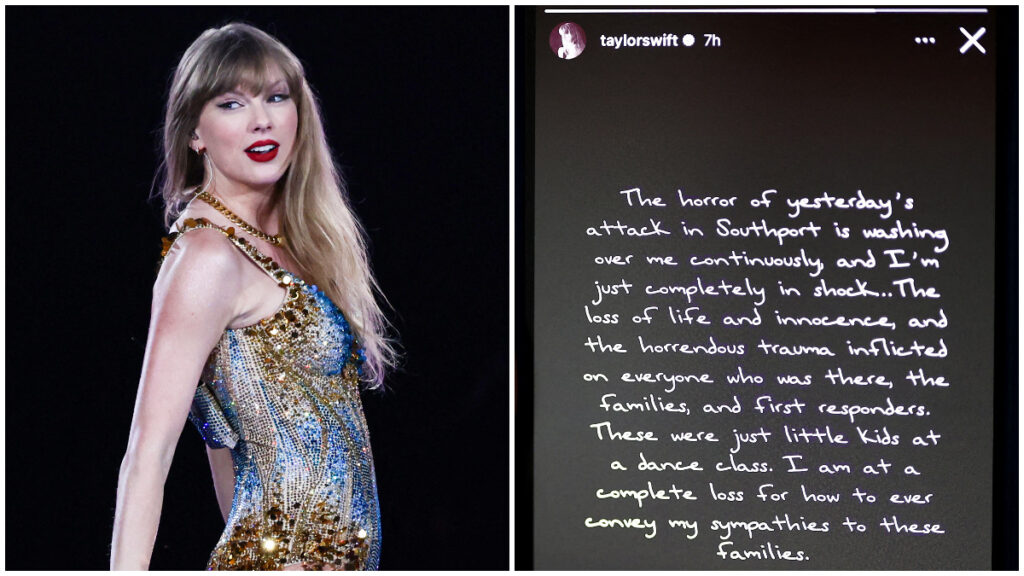Taylor Swift en "shock" tras asesinato de tres niñas en Inglaterra