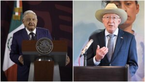 AMLO critica postura de embajador de EU por reforma judicial; SRE envía nota diplomática