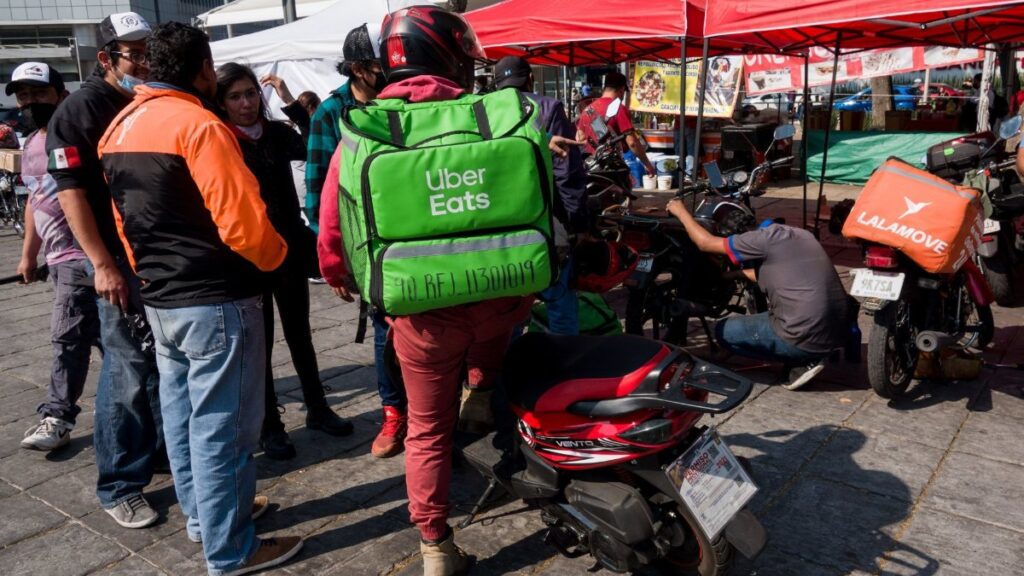 Captana dos repartidores en plena pelea en las calles. Cuartoscuro/Ilustrativa
