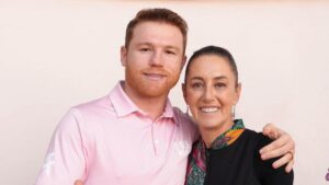 “Canelo” Álvarez asiste a toma de posesión de Claudia Sheinbaum: “tengo mucha fe en que va a hacer muy buenas cosas”
