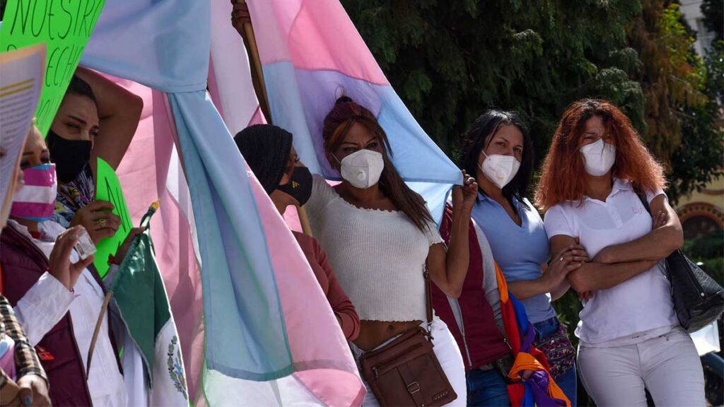 Activistas trans piden justicia para Kendra Michelle Vázquez.