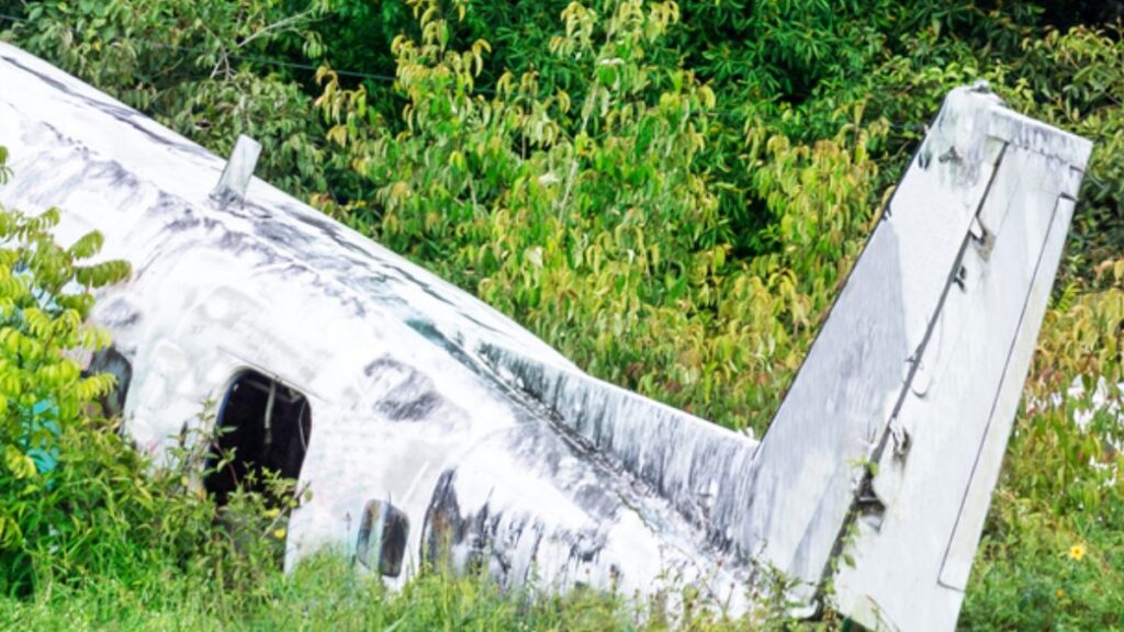 Avioneta desplomada en Cozumel