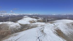 China establece récord mundial con su parque eólico de gran altitud