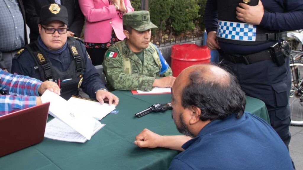 Arranca programa Sí al desarme, sí a la paz. Foto: Cuartoscuro