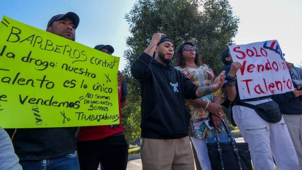 Manifestantes bloquearon Periférico Norte